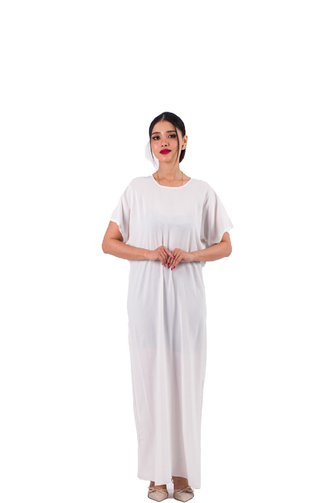 sous-robe blanche